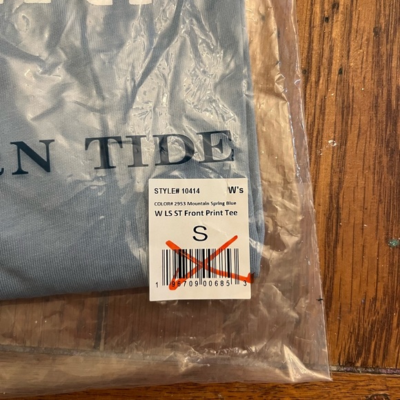 NWT Southern Tide Mountain Blue Front Print Tee Women’s - Picture 5 of 8
